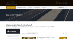 Desktop Screenshot of kvalitneauta.sk